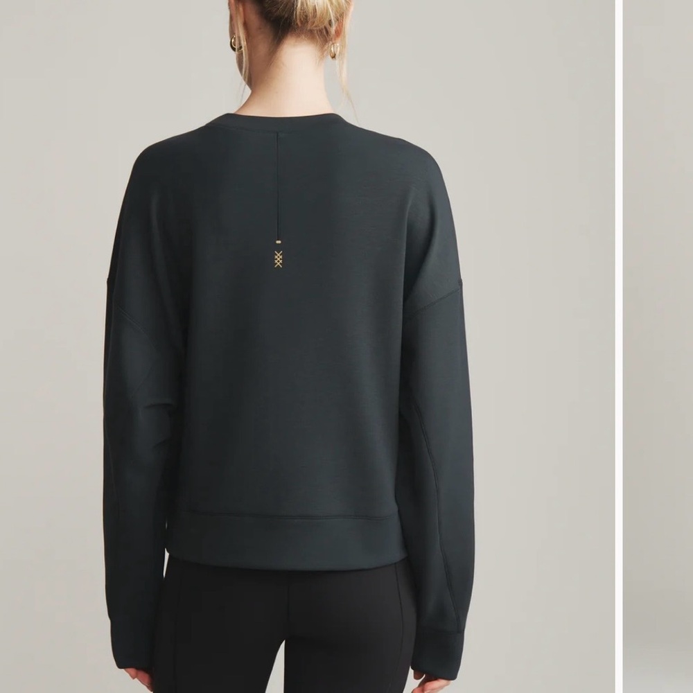 RHONE Black Crew Neck Sweater